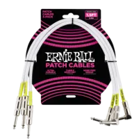 Ernie Ball Patch Cable 46cm White
