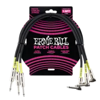 Ernie Ball Ernie Ball Patch Kábel 46cm Fekete