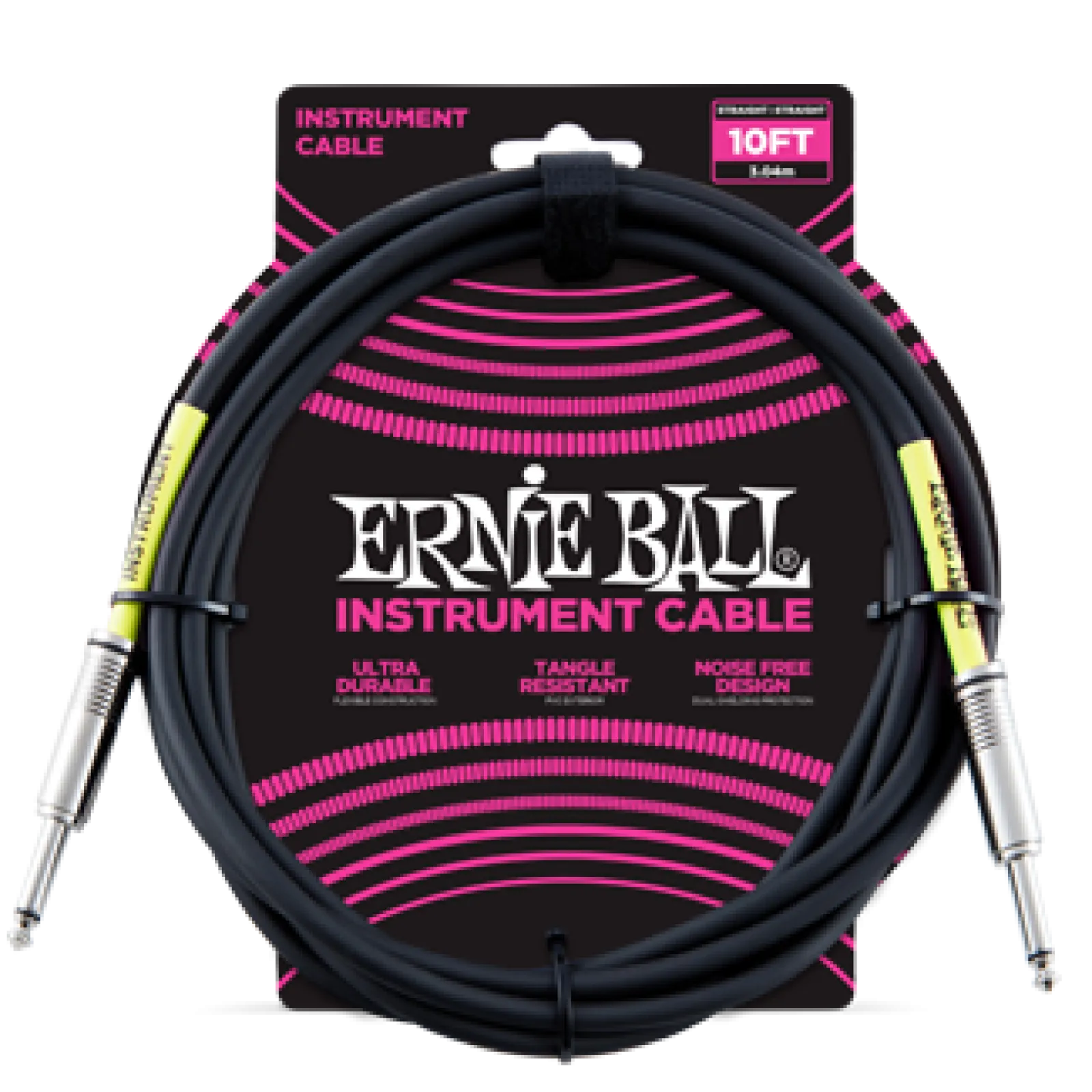 Ernie Ball PVC Hangszerkábel 3m Egyenes
