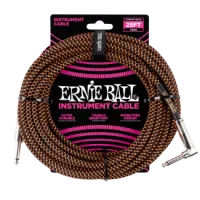 Ernie Ball Szövetkábel Fekete/Narancs