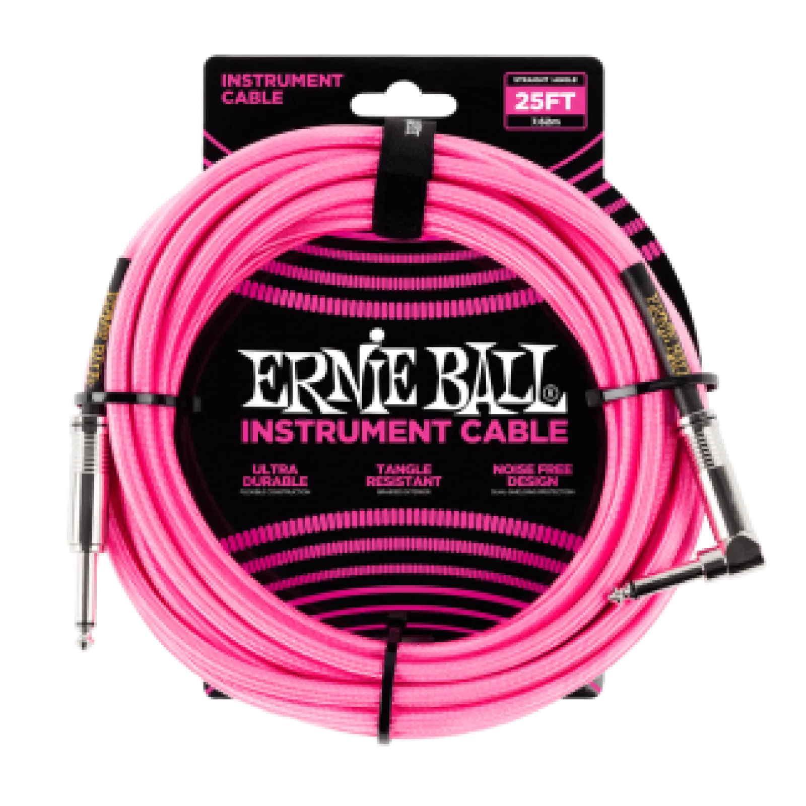 Ernie Ball Szövetkábel Pink