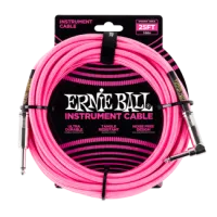 Ernie Ball Szövetkábel Pink