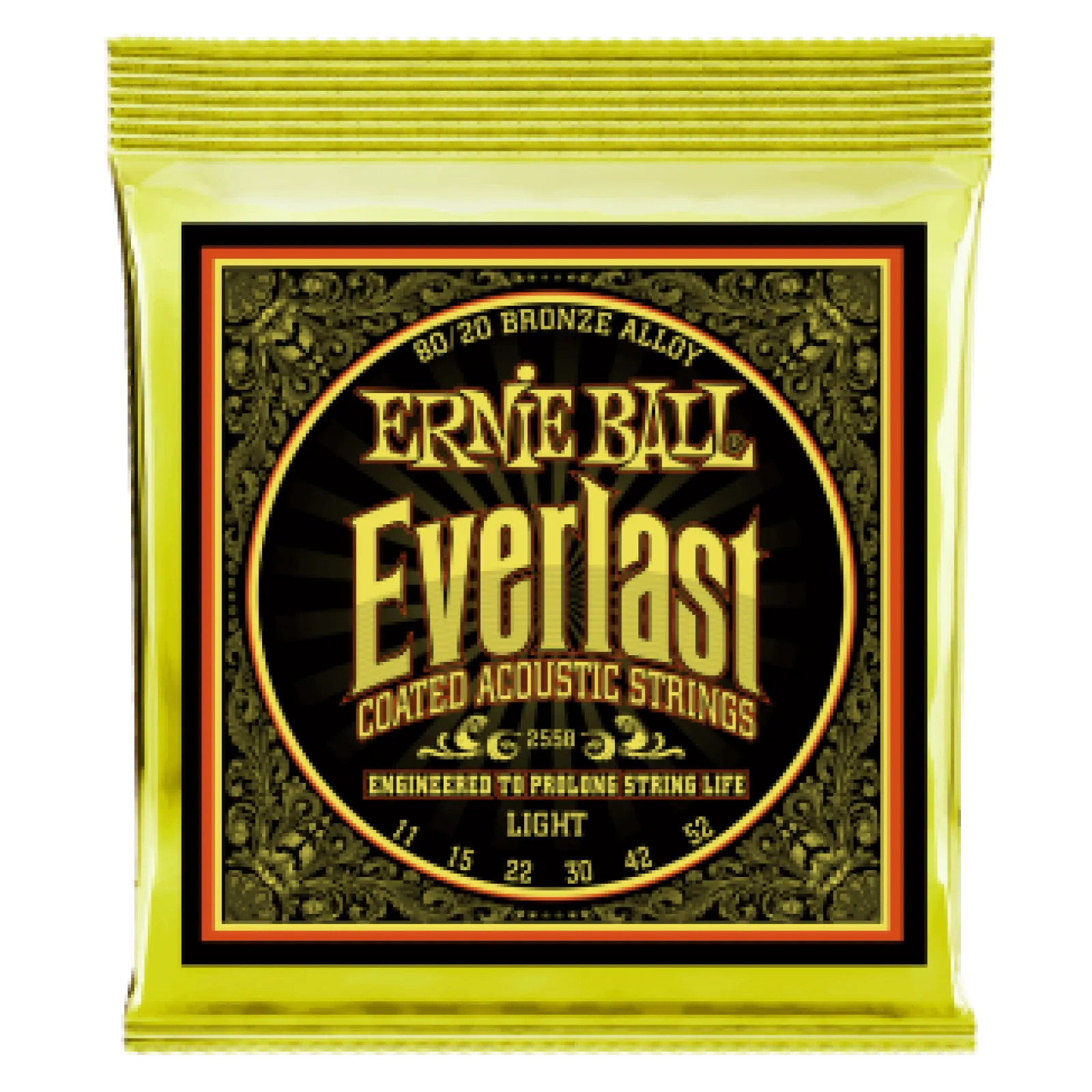 Ernie Ball Everlast Coated Bronze Light 11-52