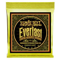 Ernie Ball Everlast Coated Bronze Medium Light 12-54