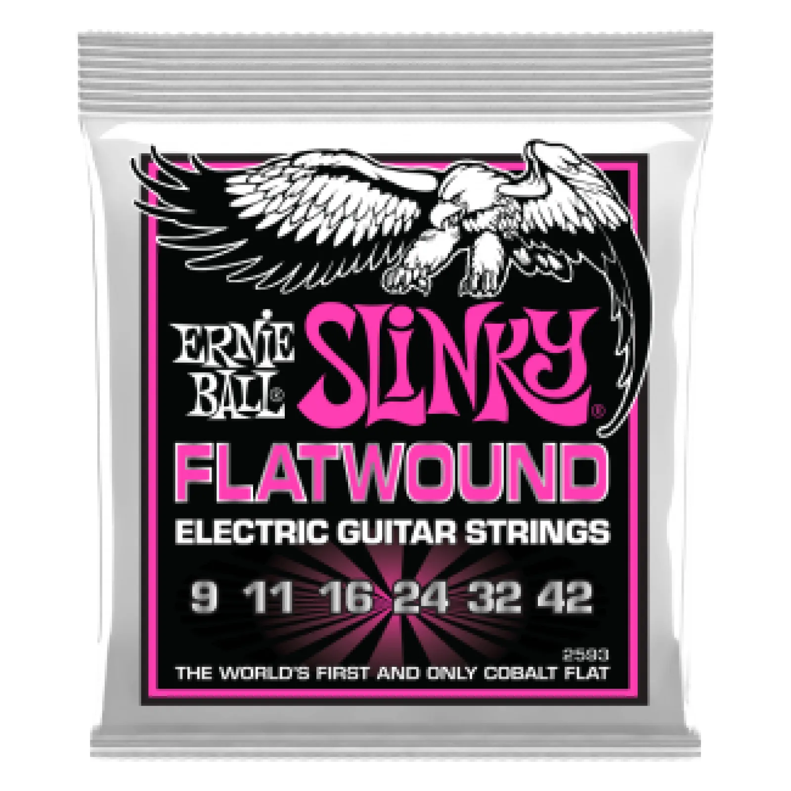 Ernie Ball FlatWound Super Slinky 9-42