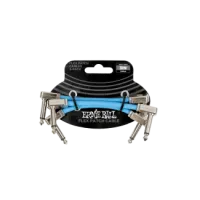 Ernie Ball Flex Patch Cable 7.5cm 3 Pack Blue