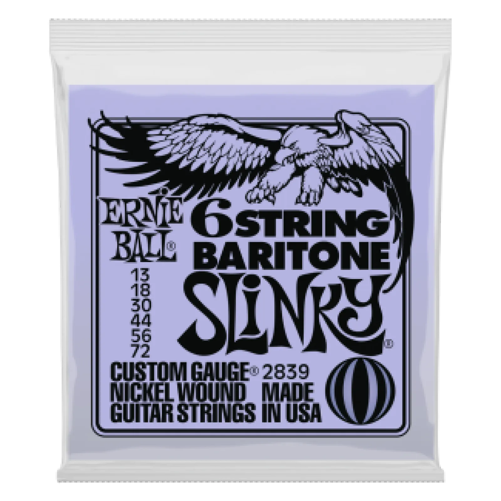 Ernie Ball Nickel Wound Bariton Slinky 13-72