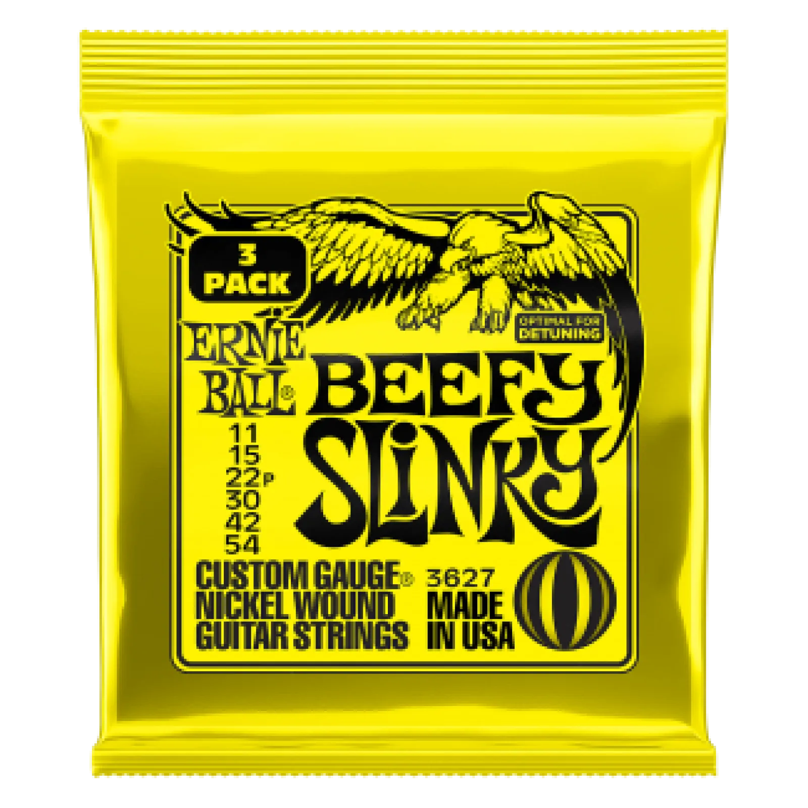 Ernie Ball Nickel Wound Beefy SLINKY 11-54 3 Pack
