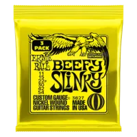 Ernie Ball Nickel Wound Beefy SLINKY 11-54 3 Pack