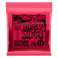 Ernie Ball Nickel Wound Burly SLINKY 11-52 3 Pack