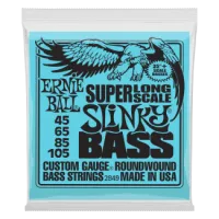Ernie Ball Nickel Wound Hybrid Slinky Bass Super Long 45-105