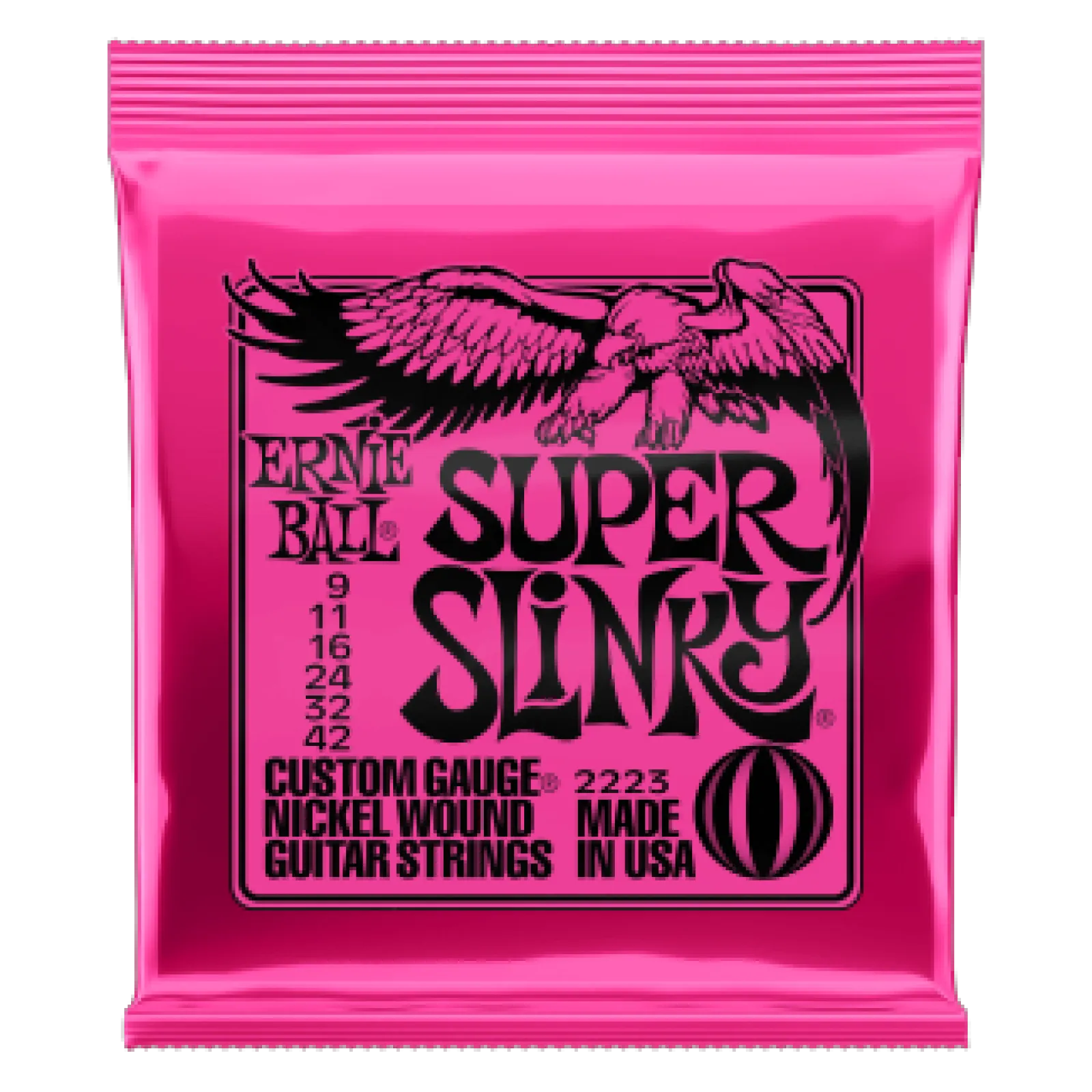 Ernie Ball Nickel Wound Super Slinky 9-42