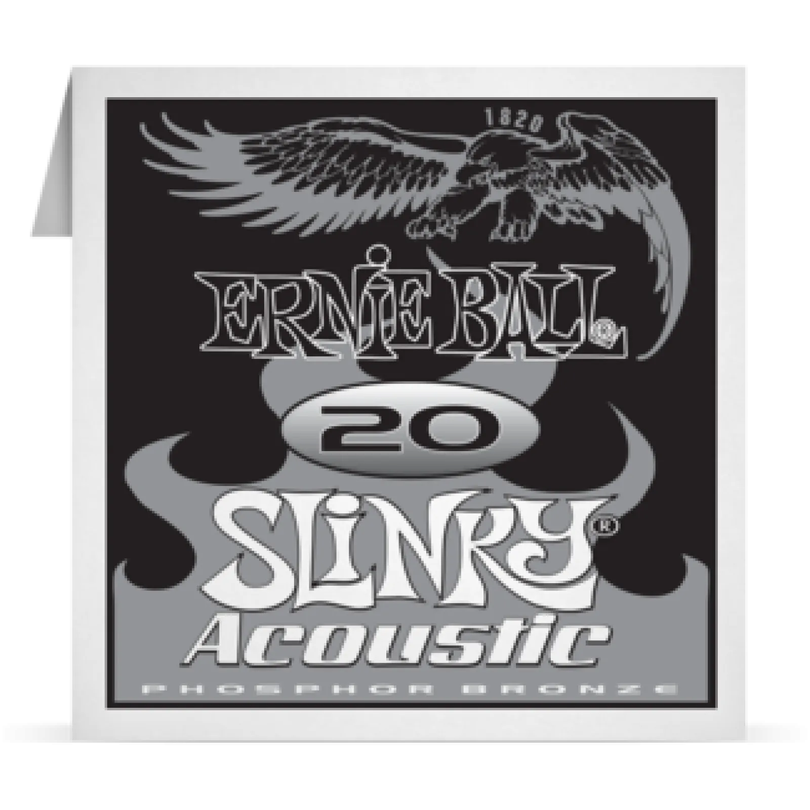 Ernie Ball Phosphor Bronze Single 020