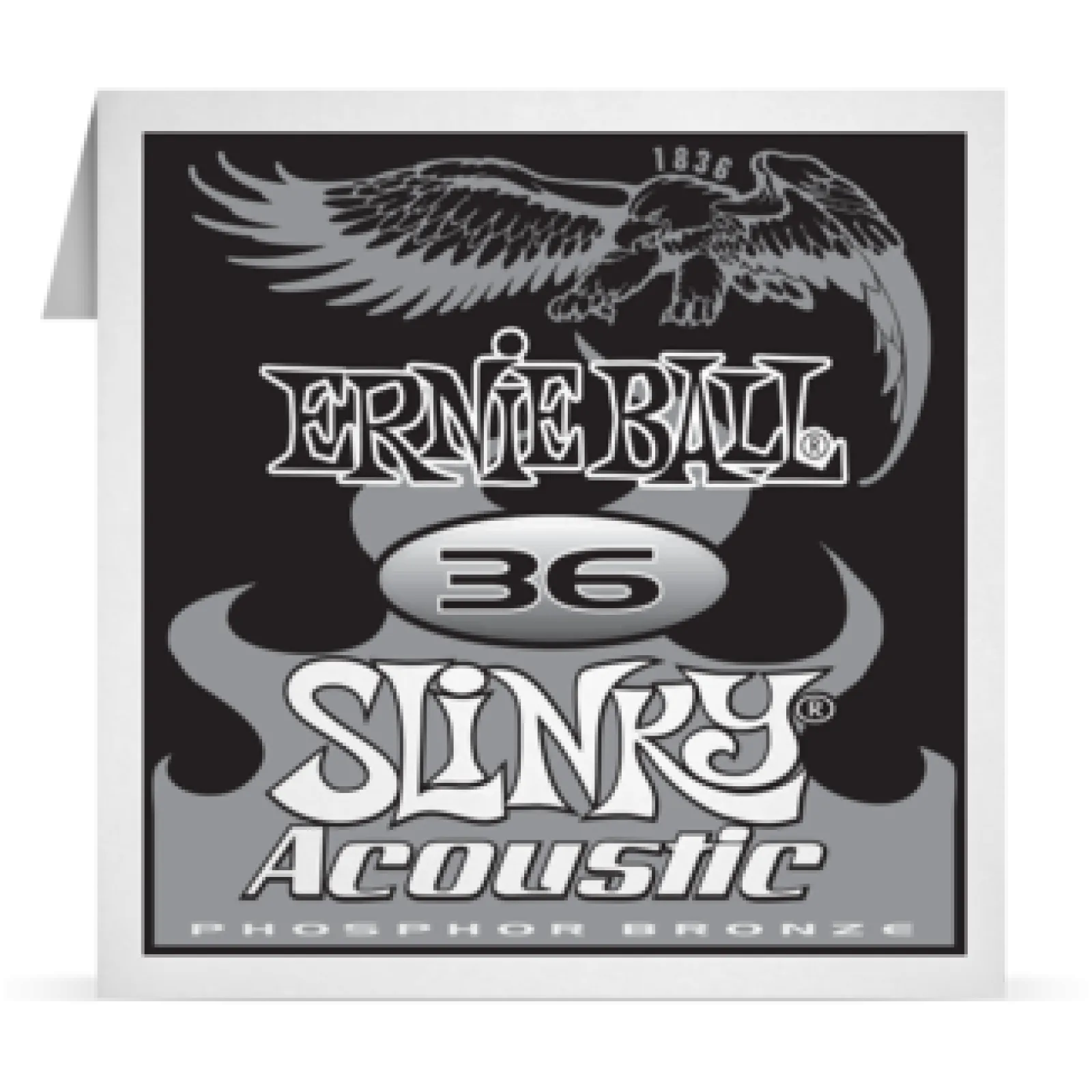Ernie Ball Phosphor Bronze Single 036
