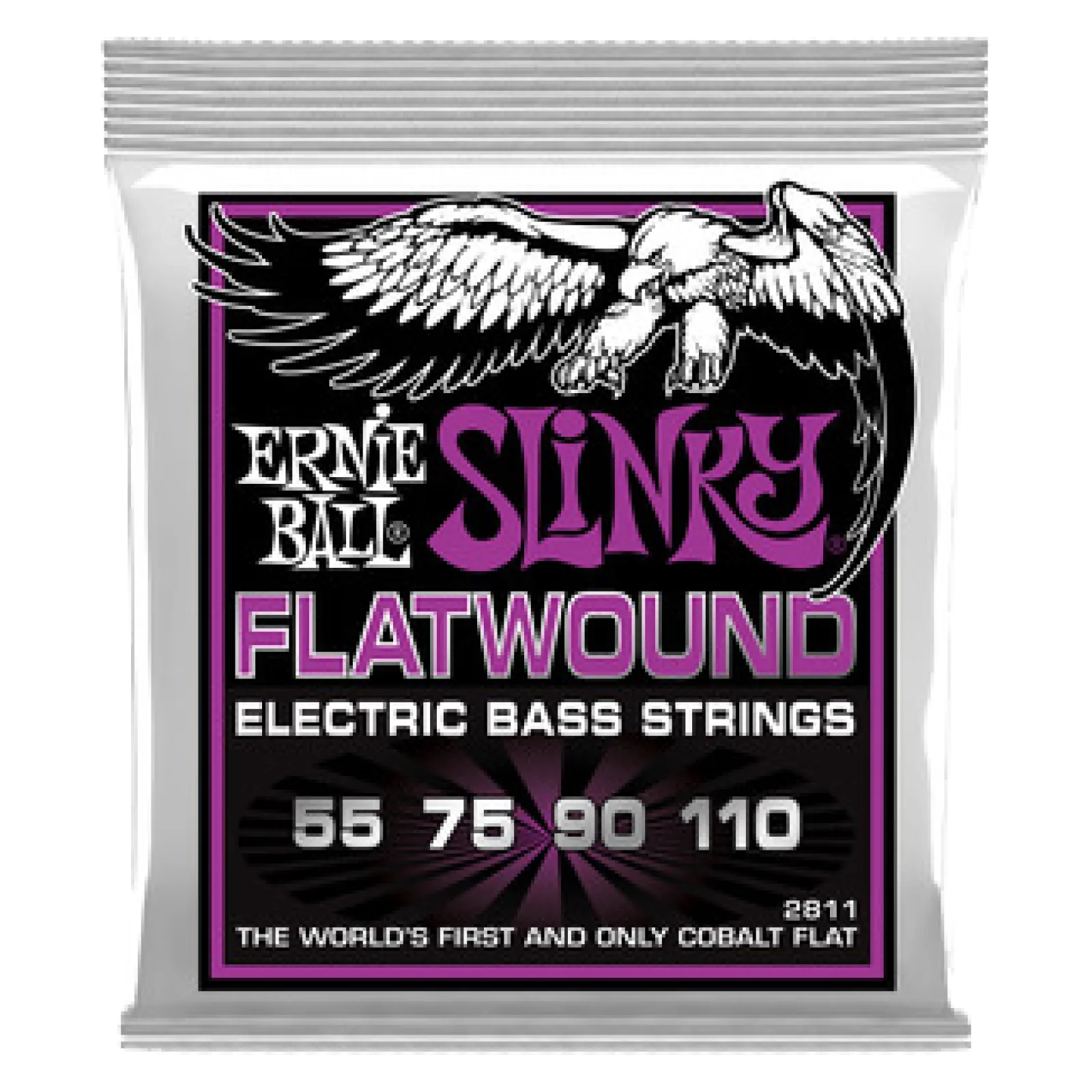 Ernie Ball Power SLINKY FLATWound BASS 55-110