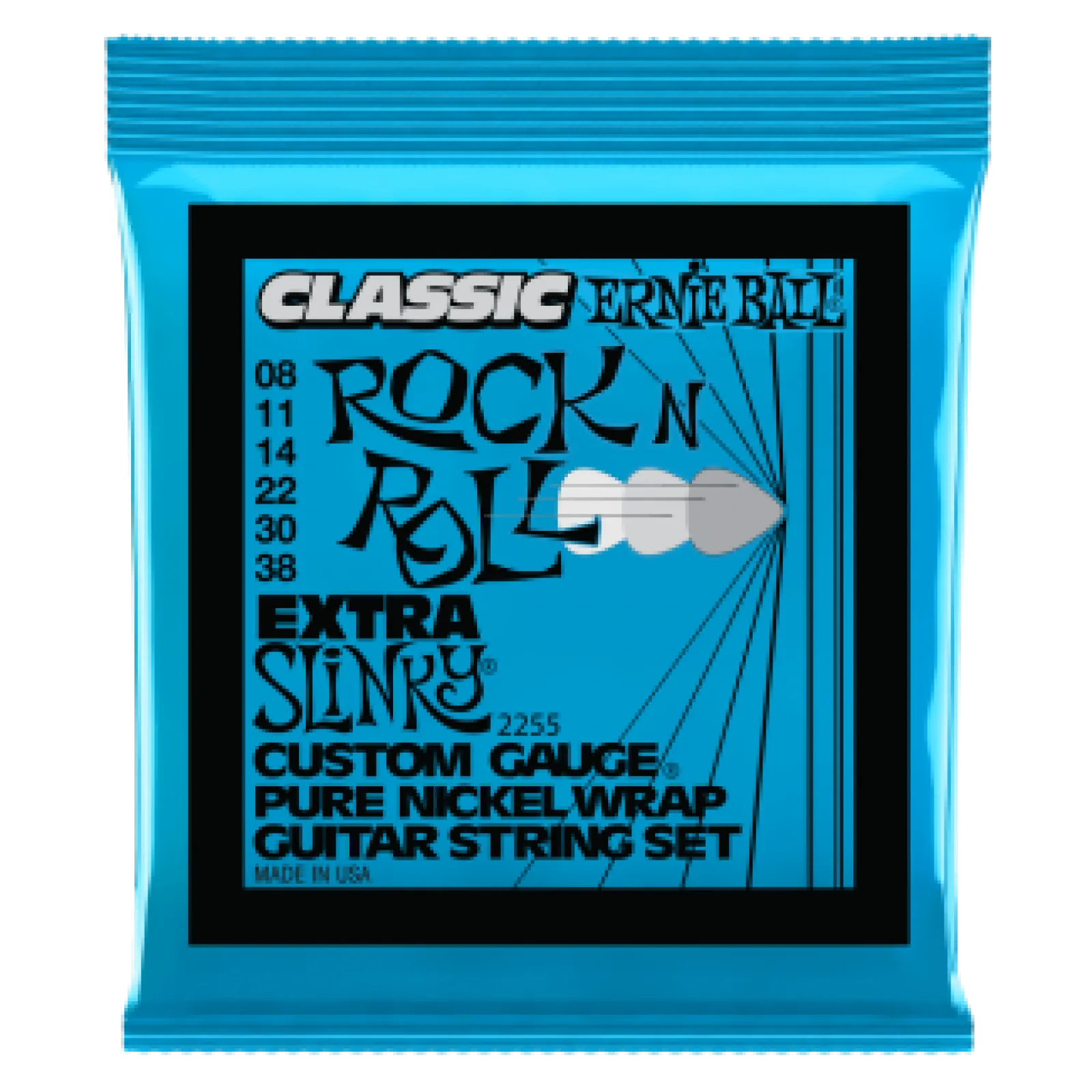Ernie Ball Pure Nickel Extra Slinky 8-38