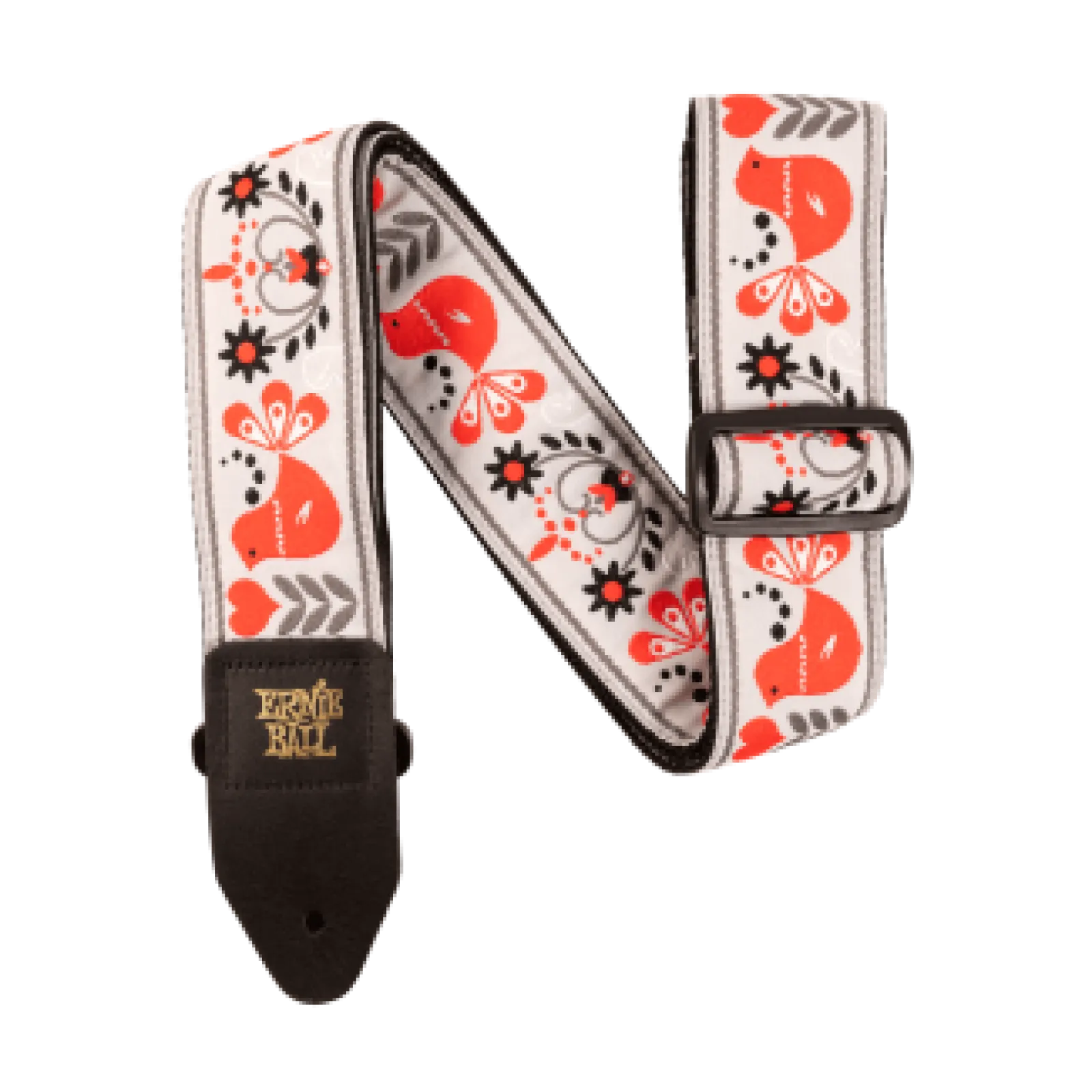 Ernie Ball Red Bird Winter Strap