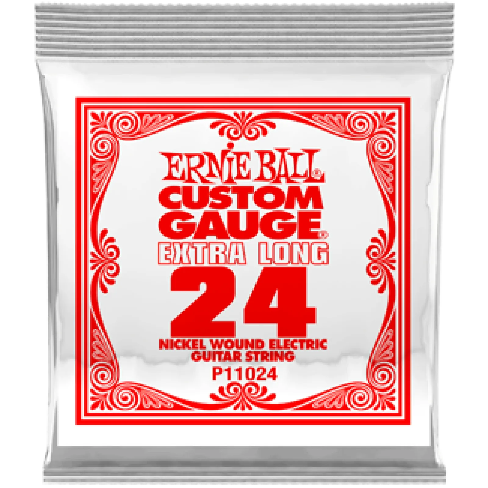 Ernie Ball Single Nickel Wound 024 Long Scale