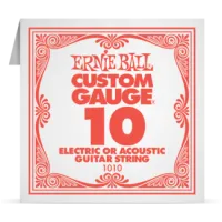 Ernie Ball Single Plain Steel 010