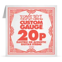 Ernie Ball Single Plain Steel 020