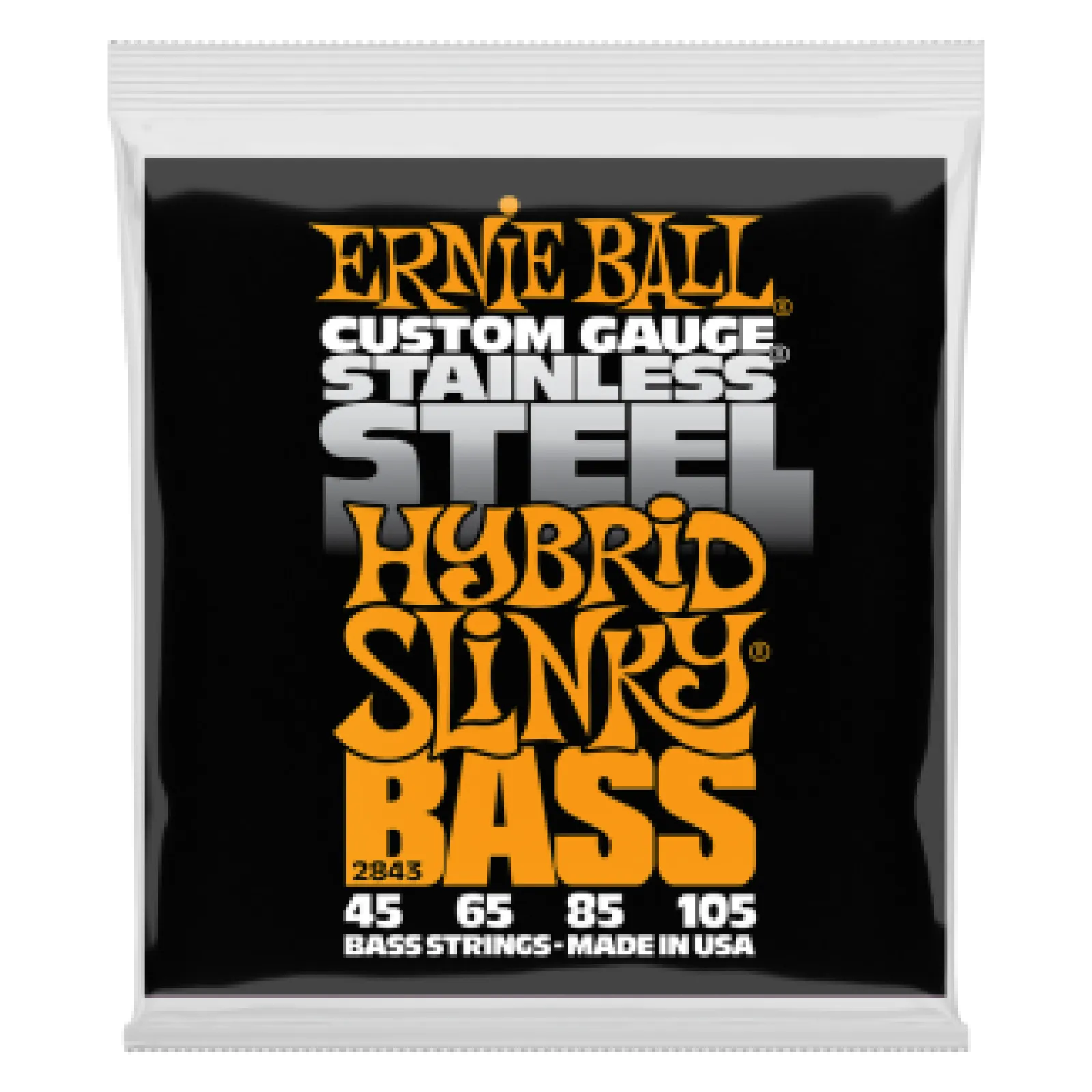 Ernie Ball Stainless Steel Hybrid Slinky Bass 45-105