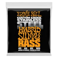 Ernie Ball Stainless Steel Hybrid Slinky Bass 45-105