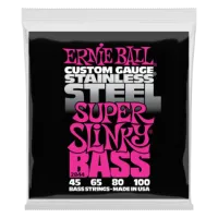 Ernie Ball Stainless Steel Super Slinky Bass 45-100