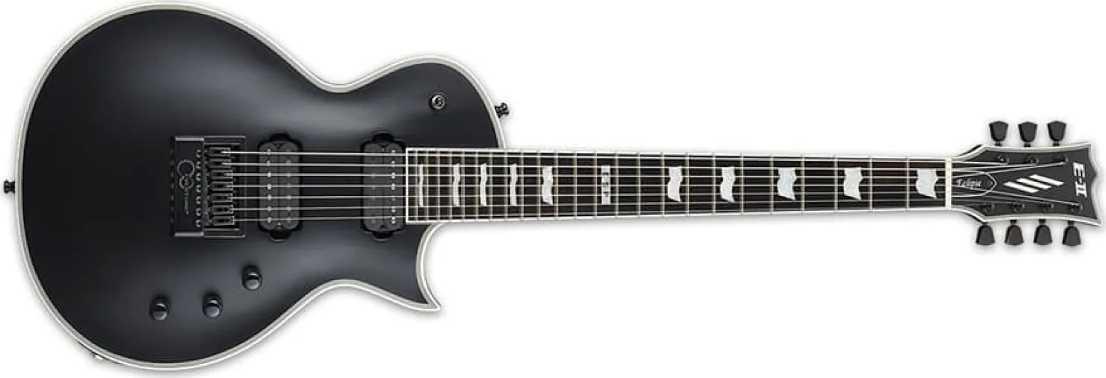 ESP E-II ECLIPSE-7 EVERTUNE BLKS Black Satin electric guitar