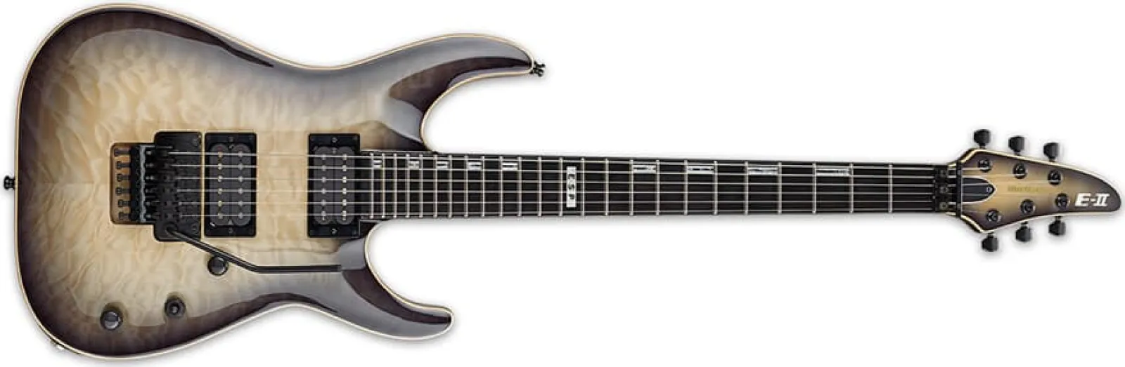 ESP E-II HORIZON FR BLKNB Black Natural Burst Electric Guitar