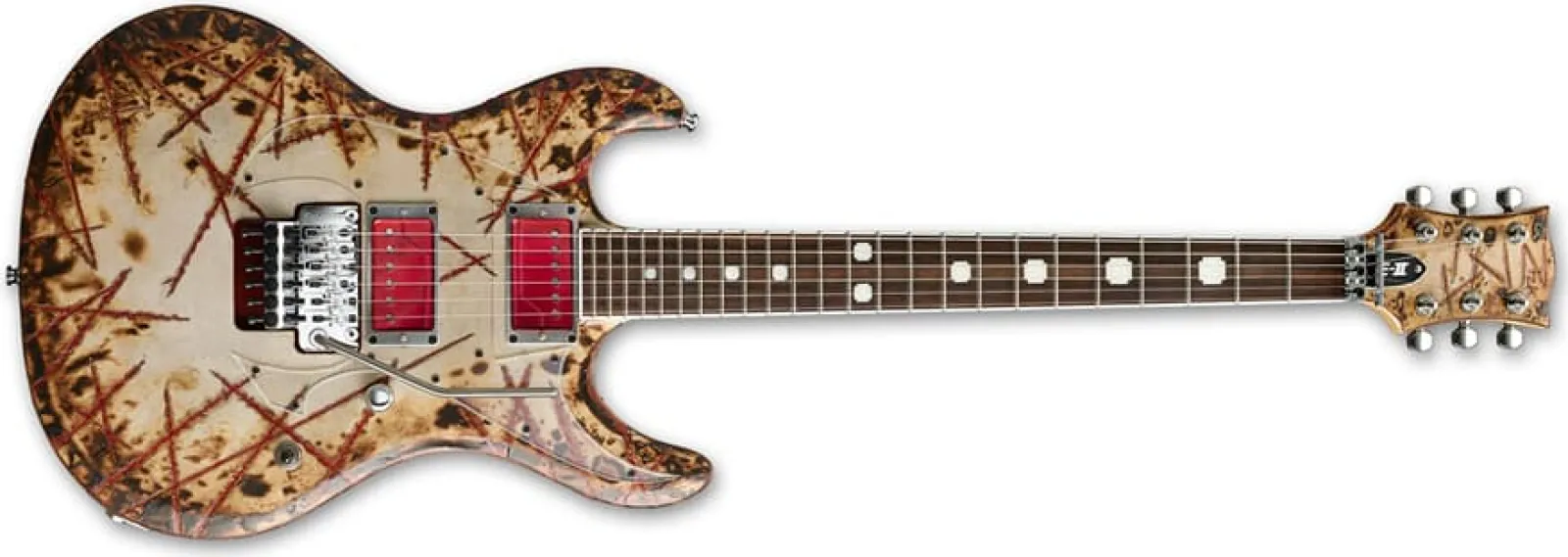ESP E-II RZK-I BURNT FL Electric Guitar