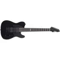 ESP E-II T-B7 BARITONE BLKS Black Satin Electric Guitar