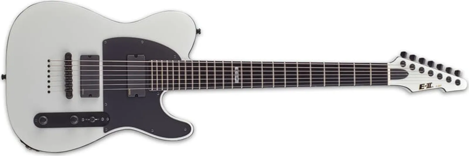 ESP E-II T-B7 BARITONE SW Snow White Electric Guitar