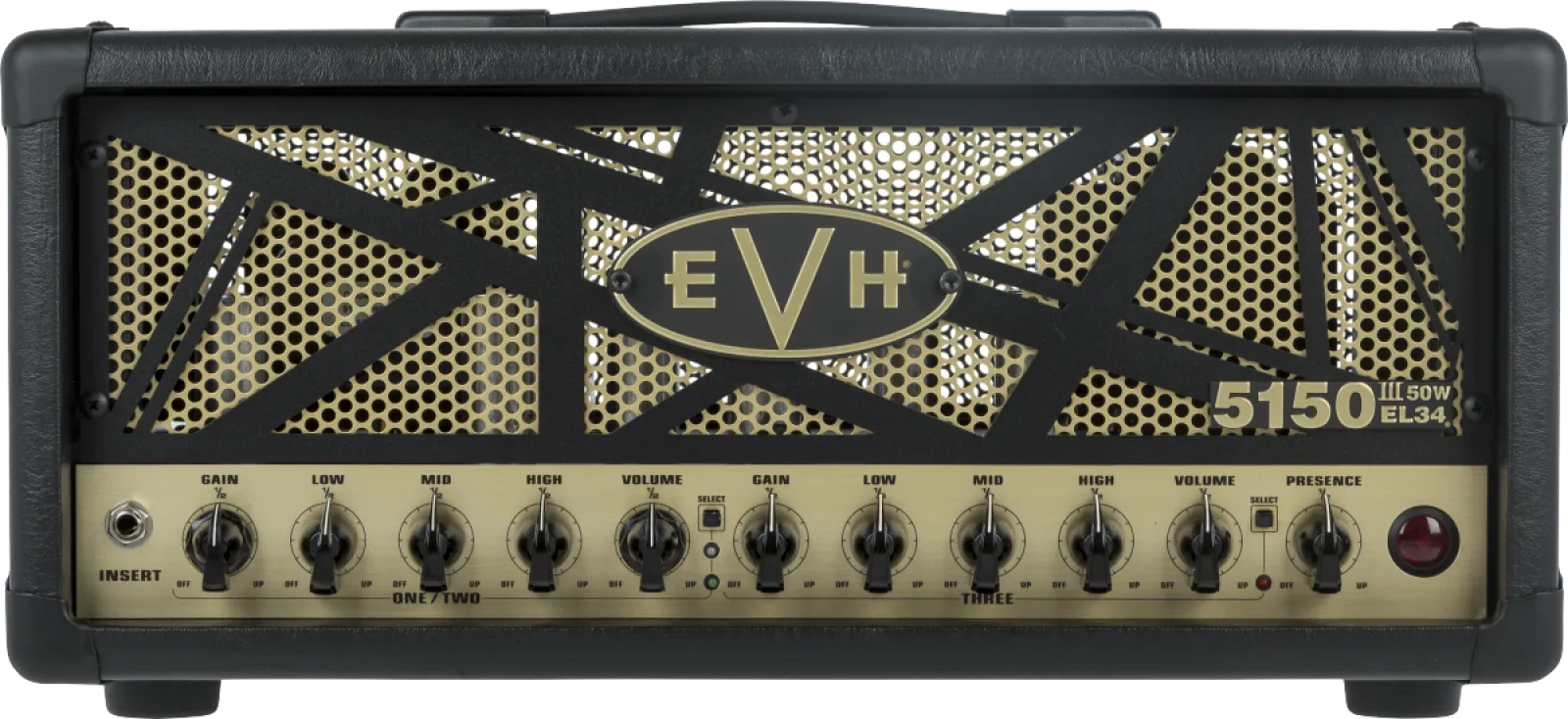 EVH 5150III 50W EL34 Head Black and Gold