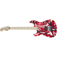 EVH Striped Series LH R/B/W Red with Black and White Stripes