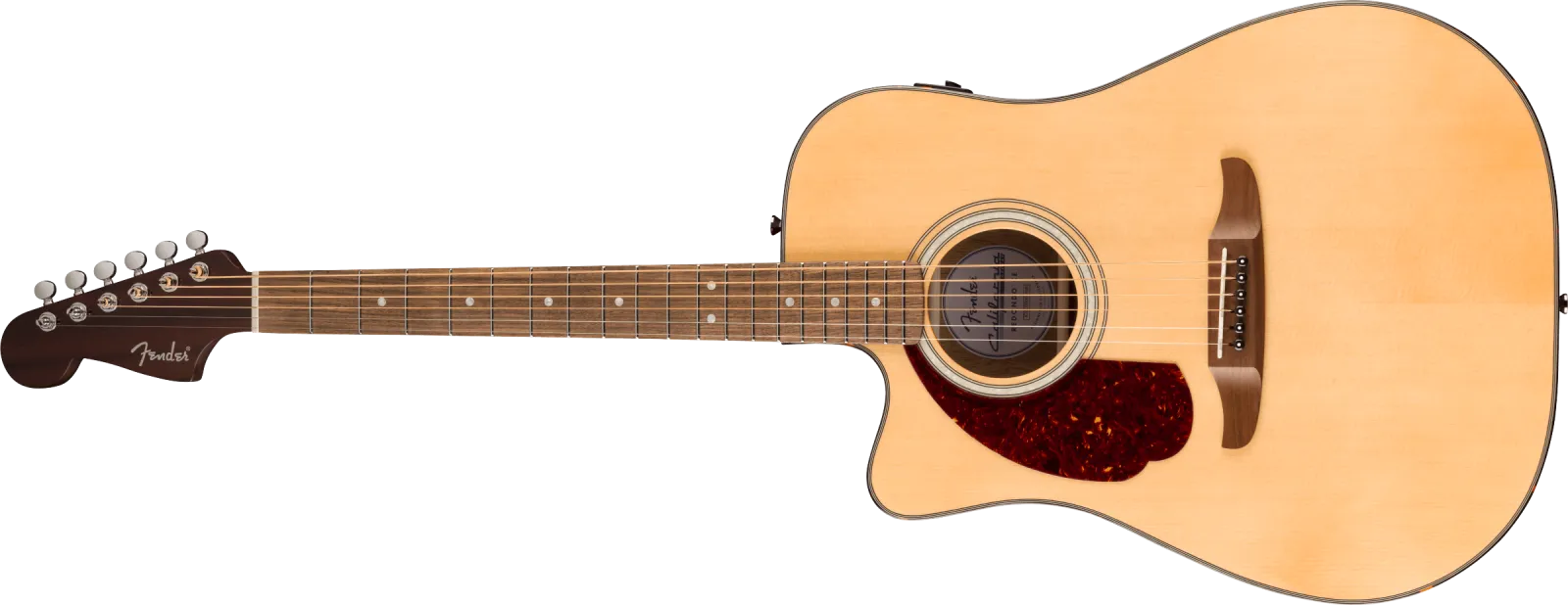Fender California Deluxe Redondo CE Balkezes Natúr