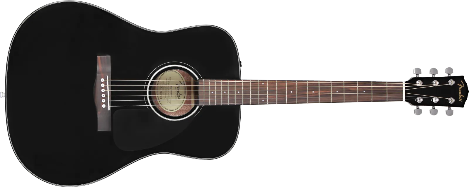 Fender CD-60 Dreadnought V3 DS Black