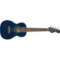 Fender Dhani Harrison Ukulele Sapphire Blue Transparent
