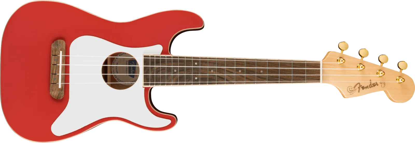Fender Limited Edition Fullerton Strat Uke Fiesta Red