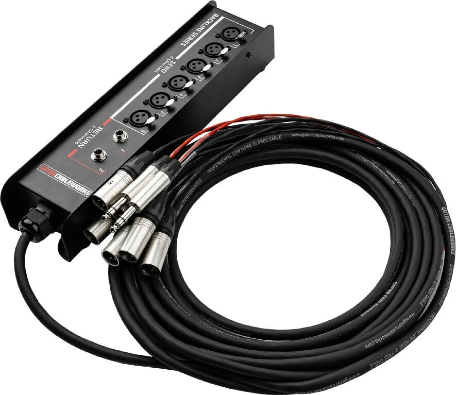 Gator Cableworks Backline Series GCWB-DS6X2-30 9 m Multikábel