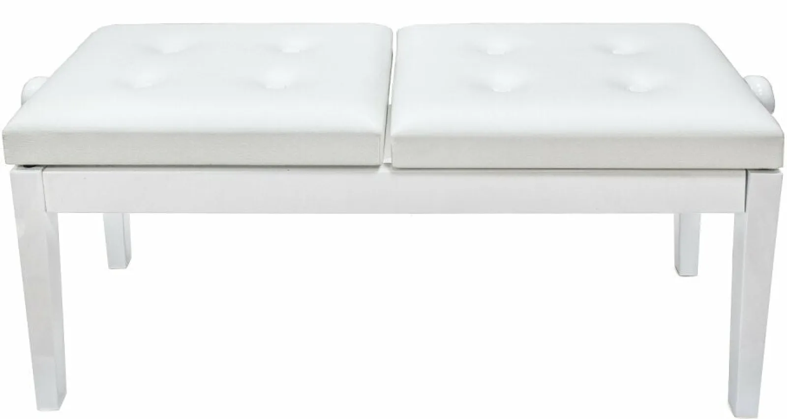 Pianonova HY-PJ022 Double Piano Bench White Matt