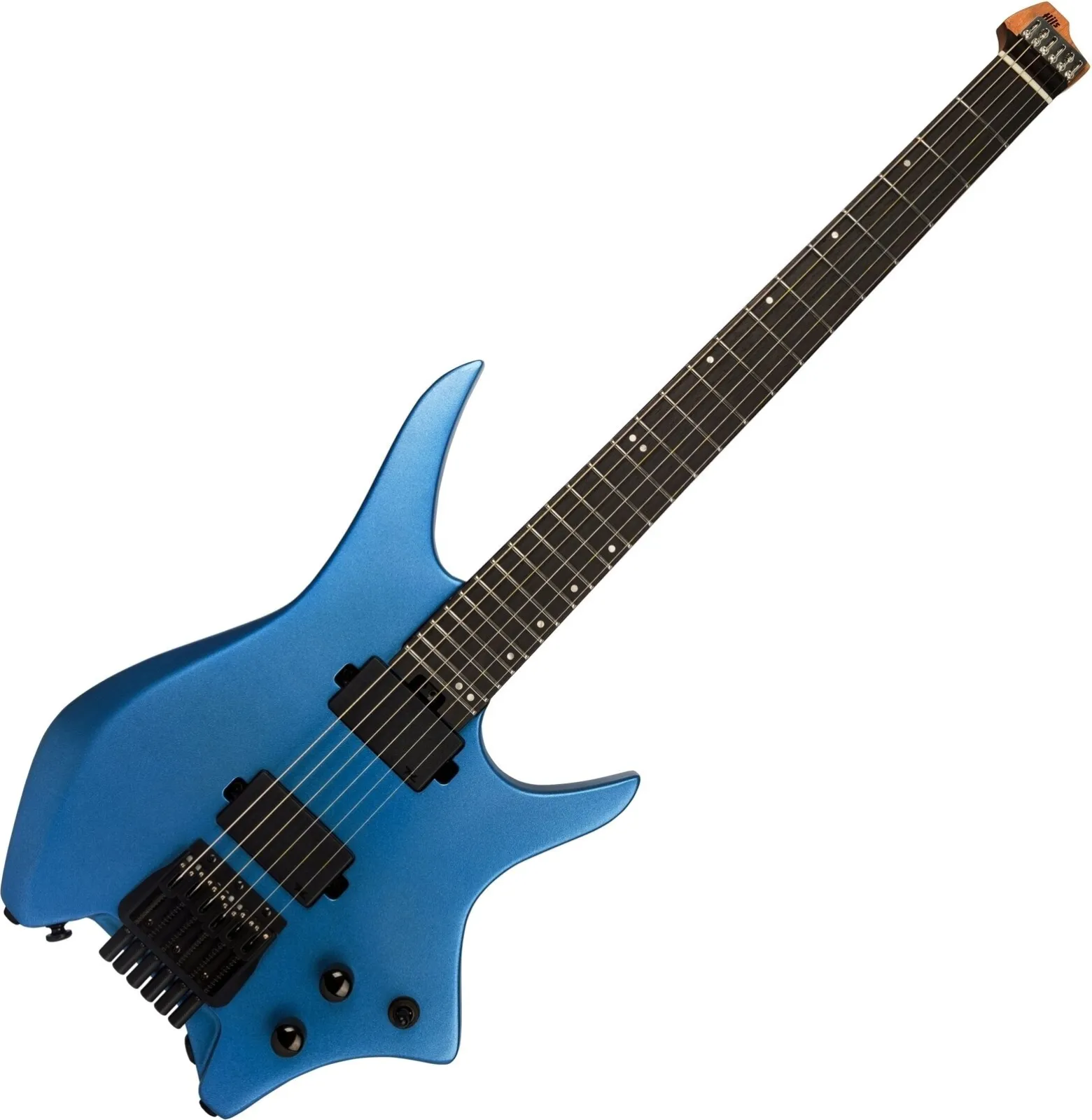 HILS Guitars HN3 NEXT Metallic Emerald Blue Headless Guitar