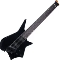 HILS Guitars HZ8 NEXT Black Headless Guitar