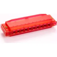 Hohner Happy Color szájharmonika áttetszõ piros