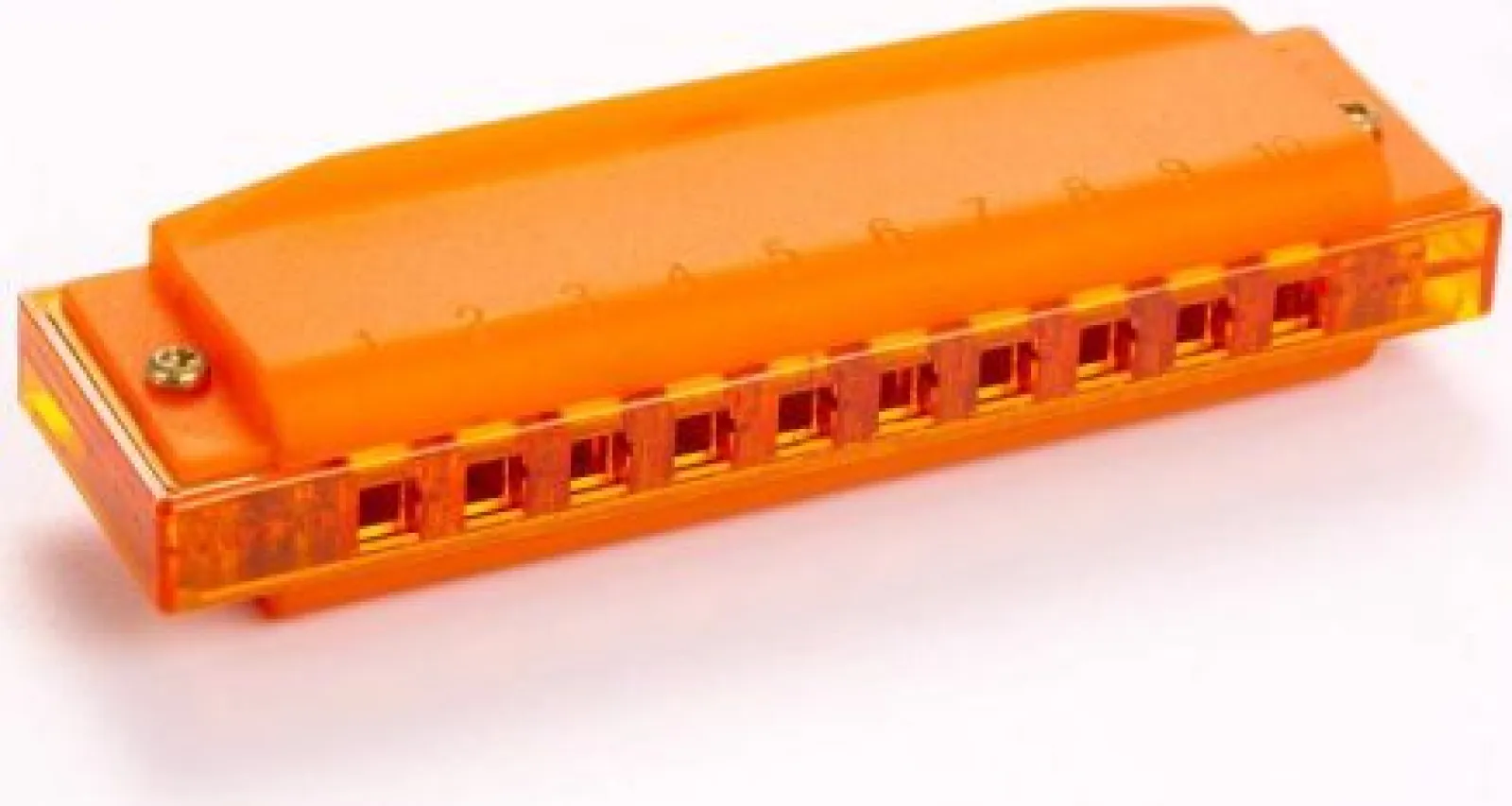 Hohner Happy Color Transparent Orange Harmonica