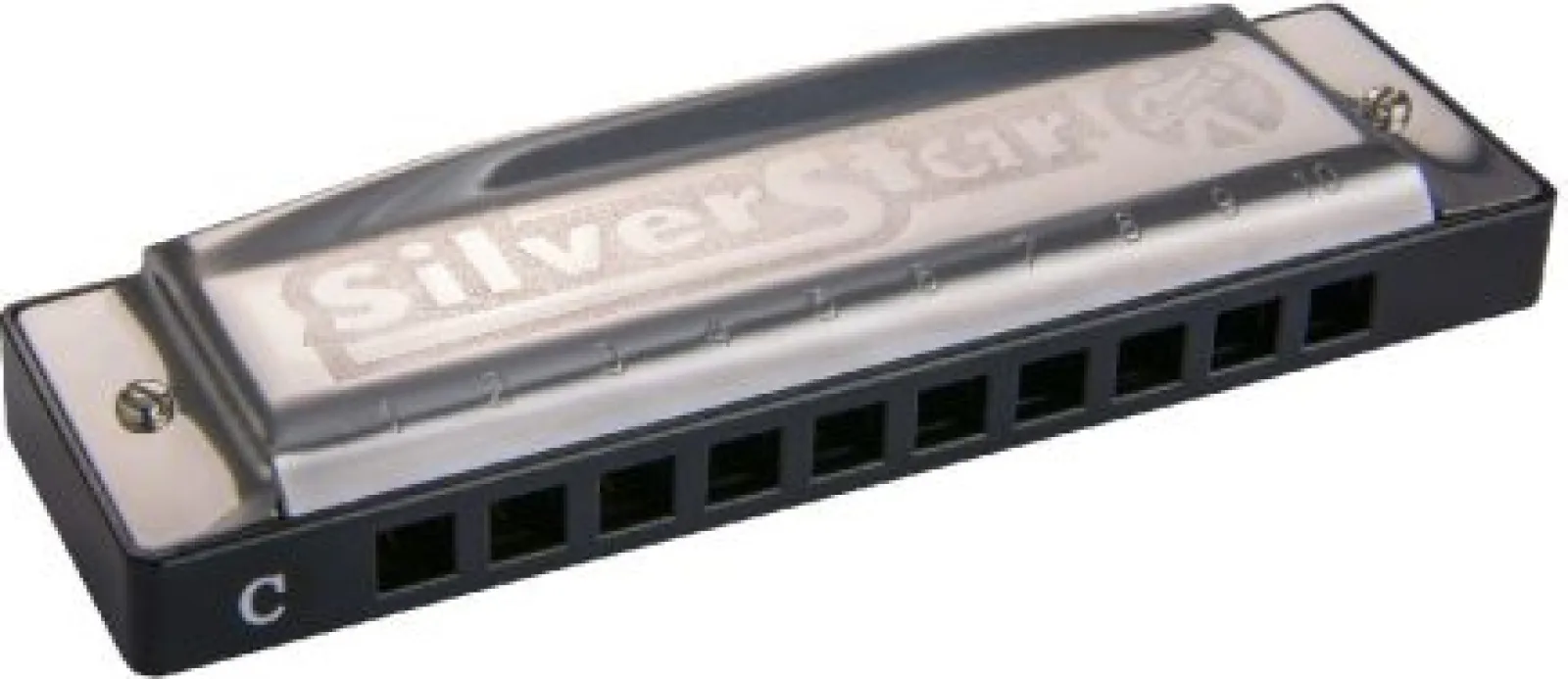 Hohner Silver Star Mouth Organ F Small Box