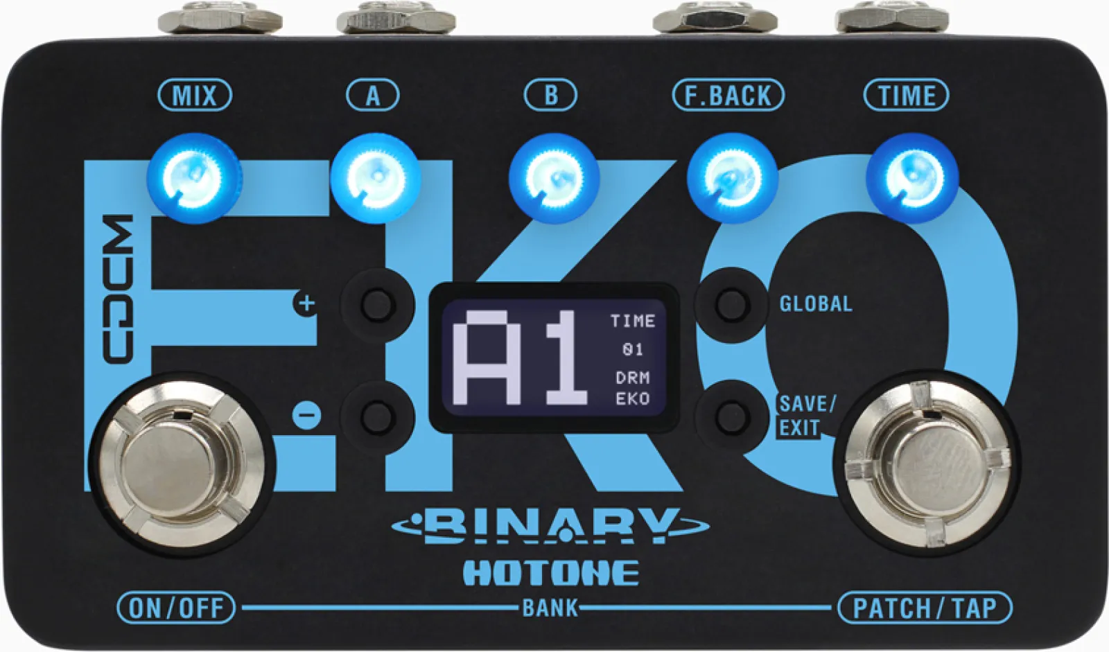 Hotone BDL-1 Binary Eko delay effekt modellező pedál