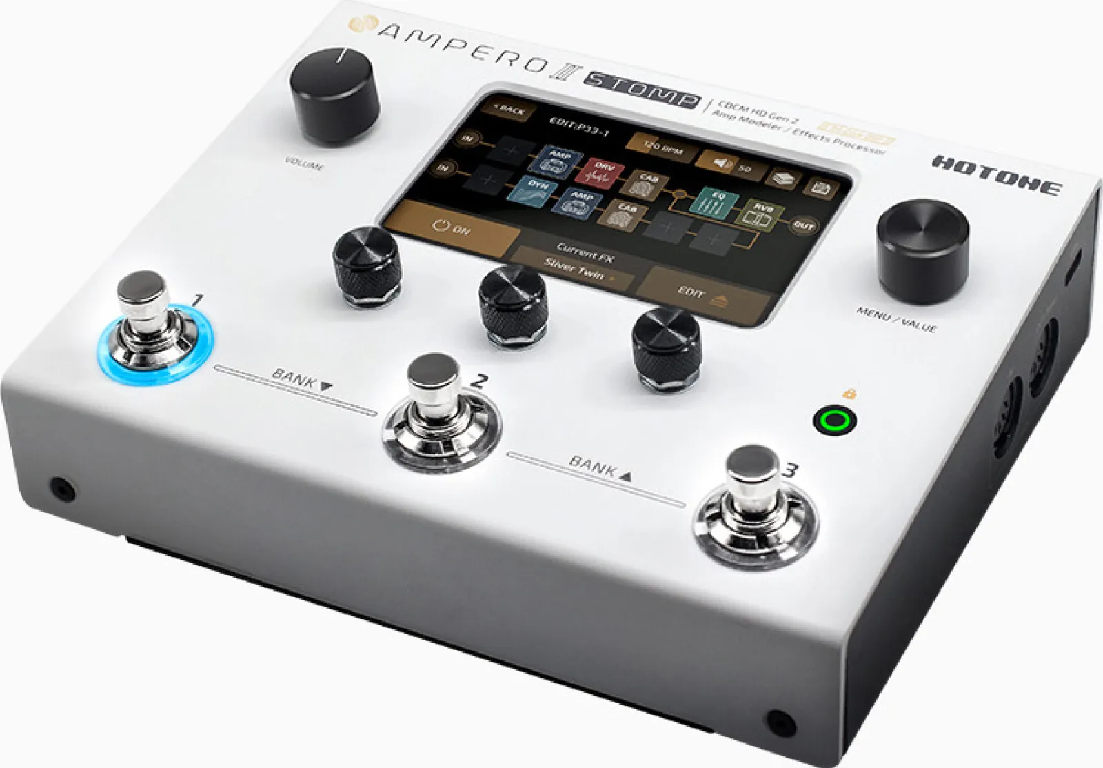 Hotone MP-300 Ampero II Stomp Amplifier Modeler and Effect Processor