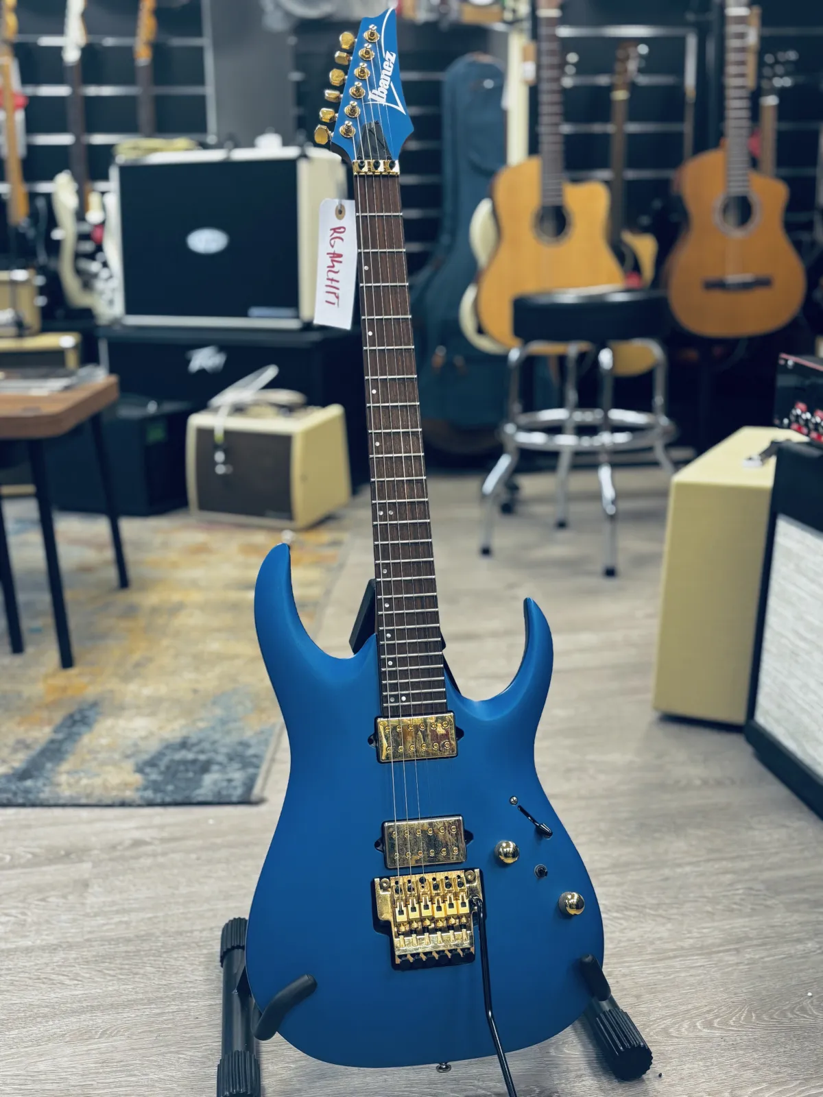 Ibanez RGA42HPT-LBM /w Low Pro Edge használt elektromos gitár