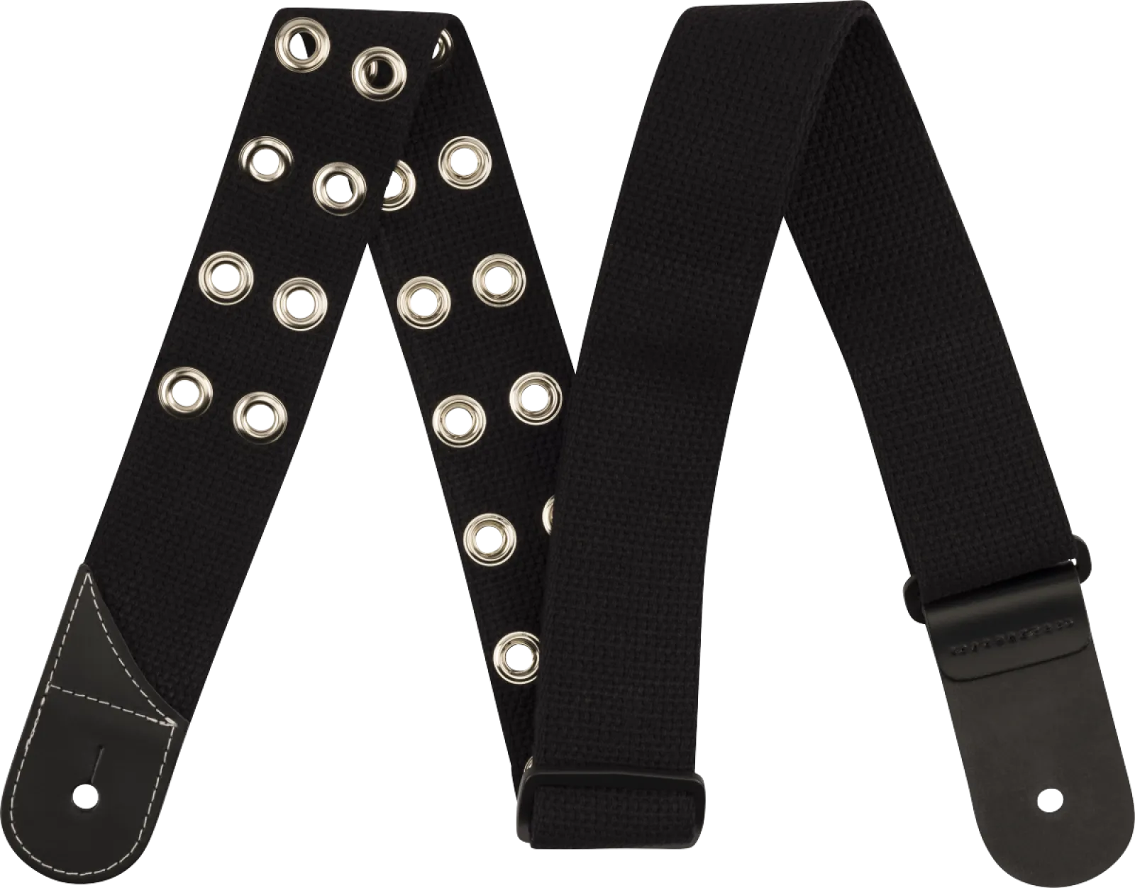 Jackson Cotton Grommet Strap Black gitárheveder