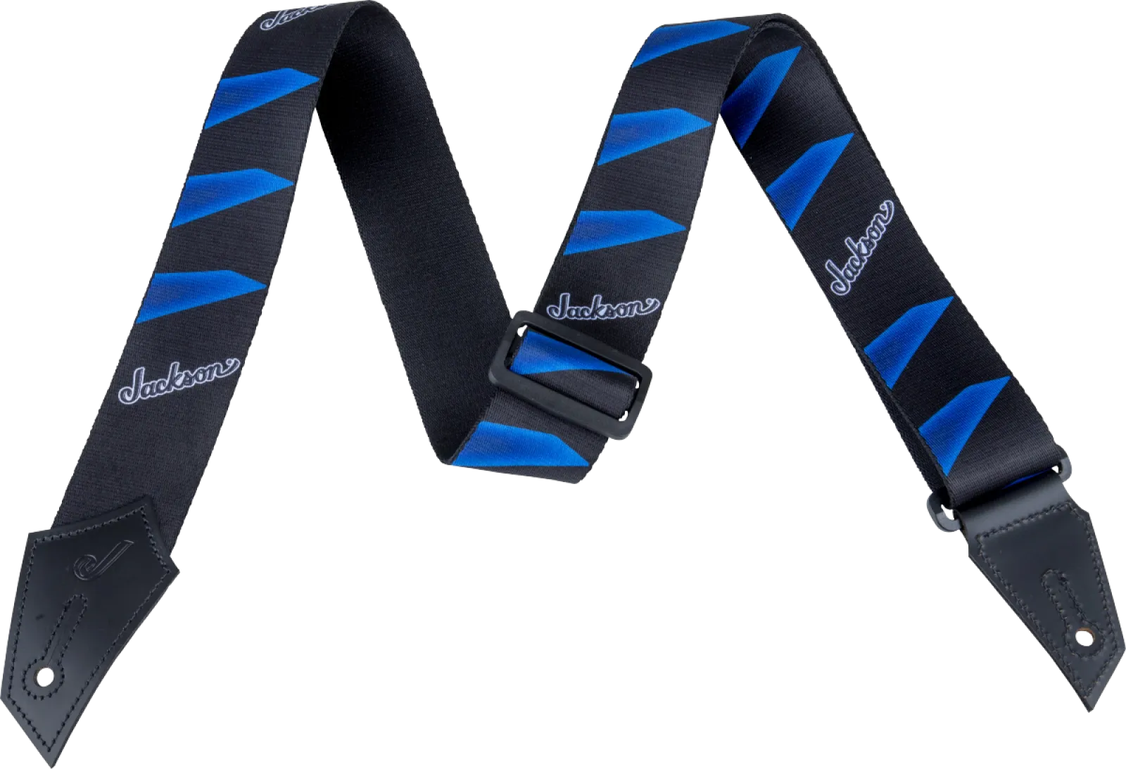 Jackson Headstock Pattern Black and Blue gitárheveder